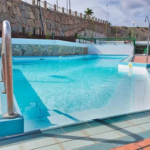 Malibu 2 Con Aire Acondicionado, Campo De Tennis Y Piscina Con Solarium Appartamento Puerto Rico (Gran Canaria)